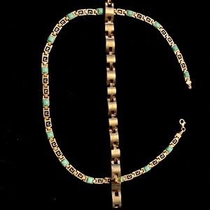 925 Silver necklace and bracelet from Greece